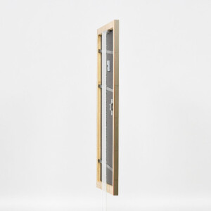 Clayre & Eef Effect Holz-Bilderrahmen Profil 43 zilver 40x40 cm museumglas