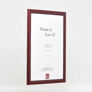 Clayre & Eef Effect Holz-Bilderrahmen Profil 43 rood 40x50 cm met museumglas