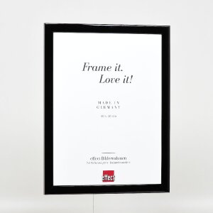 Effect Houten Fotolijst Profil 43 Zwart Hoogglans 42x59,4 cm Museumsglas