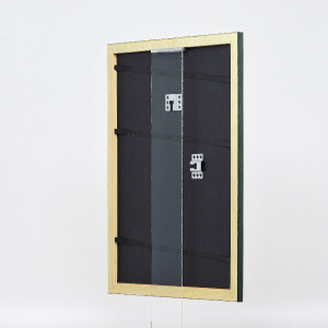 Effect Holz-Bilderrahmen Profil 43 tannengrün 45x60 cm Museumsglas