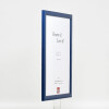 Clayre & Eef Effect Holz-Bilderrahmen Profil 43 royalblau 45x80 cm museumglas