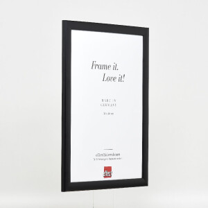 Clayre & Eef Effect Holz-Bilderrahmen Profil 43 zwart 50x60 cm museumglas