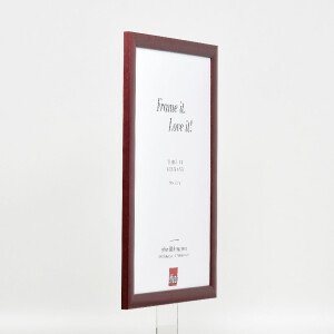 Clayre & Eef Effect Holz-Bilderrahmen Profil 43 rood 50x70 cm museumglas