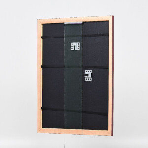 Effect Holz-Bilderrahmen Profil 43 rood 50x75 cm Museumsglas