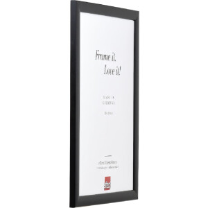 Effect Holz-Bilderrahmen Profil 43 Zwart 60x60 cm met Museumsglas