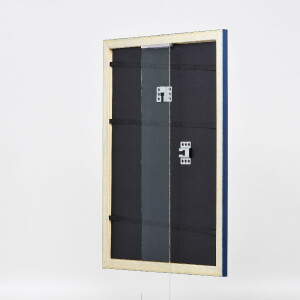 Effect Holz-Bilderrahmen Profil 43 royalblau 59,4x84,1 cm Museumsglas
