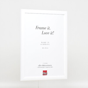 Effect Houten Fotolijst Profiel 43 wit hoogglans 59,4x84,1 cm met museumsglas