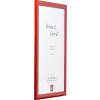 Effect Houten Fotolijst Profiel 43 Rood Hoogglans 70x100 cm Museumsglas