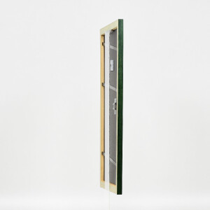 Effect Holz-Bilderrahmen Profil 43 tannengroen 30,5x91,5 cm Museumsglas