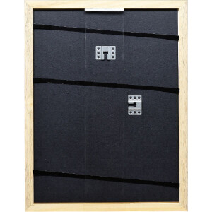 effect Houten fotolijst Profil 43 zwart hoogglans 30,5x91,5 cm met museumglas