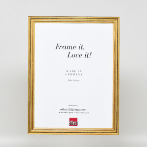Effect Holzrahmen Profil 44 goud 14,8x21 cm massief houten fotolijst met museumsglas
