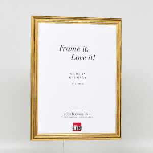 Effect Holzrahmen Profil 44 goud 14,8x21 cm massief houten fotolijst met museumsglas