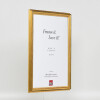 Effect Holzrahmen Profil 44 goud 14,8x21 cm massief houten fotolijst met museumsglas