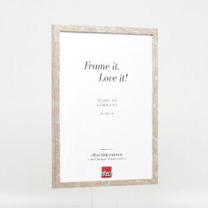 Effect Holzrahmen Profil 51, antiek zilver, 18x24 cm, museumglas