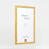 Clayre & Eef effect houten fotolijst Profil 51 antikgoud 21x29,7 cm met museumglas