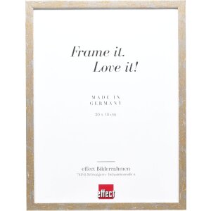 Effect Holzrahmen Profil 51 antikzilver 25x30 cm met...
