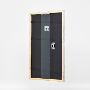 effect houten fotolijst Profil 51 antiekzilver 25x50 cm museumglas