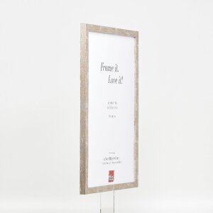 effect Bilderrahmen Holzrahmen Profil 51 antiksilber 40x60 cm mit Museumsglas