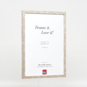 effect Holzrahmen Profil 51 antiksilber 42x59,4 cm Museumsglas