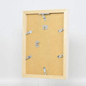 Effect houten fotolijst profiel 52 wit 9x13 cm Museumglas