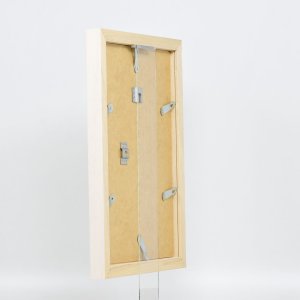 Effect houten fotolijst profiel 52 wit 18x32 cm Museumglas