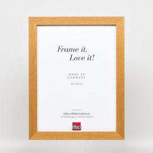 Effect houten fotolijst profiel 52 eiken 20x28 cm museumglas