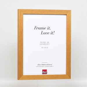 Effect houten fotolijst profiel 52 eiken 20x28 cm museumglas