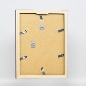 Effect houten fotolijst profiel 52 donkerbruin 25x70 cm museumglas
