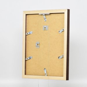 Effect houten fotolijst profiel 52 donkerbruin 50x60 cm museumglas