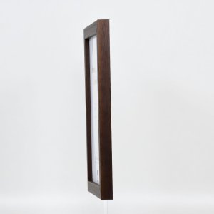 Effect houten fotolijst profiel 52 donkerbruin 50x60 cm museumglas
