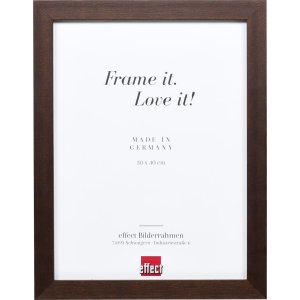 Effect houten fotolijst profiel 52 donkerbruin 50x65 cm...