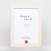 Effect houten fotolijst Profiel 52 wit 30,5x91,5 cm museumglas
