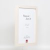 Effect houten fotolijst Profiel 52 wit 30,5x91,5 cm museumglas