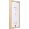 effect 0549-1832-50 massief houten fotolijst Kalkeiche 18x32 cm met museumglas