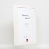 Effect houten fotolijst profiel 55 wit 59,4x84,1 cm museumglas
