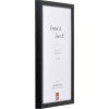 effect Houten fotolijst Profil 58 Zwart 18x24 cm met museumglas