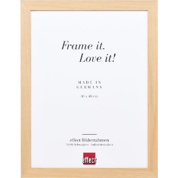 Clayre & Eef Effect Holzrahmen Profil 71 Eik 60x90 cm met Museumglas