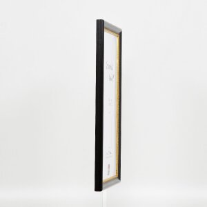 Effect houten fotolijst Profiel 85 Zwart 18x27 cm Museumglas