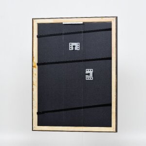 Effect houten fotolijst Profiel 85 Zwart 23x70 cm Museumglas