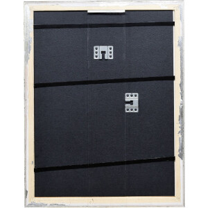 Effect Houten Fotolijst Barok 45x80 cm zilver met Museumglas