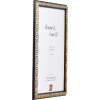 Effect Houten Fotolijst Barok 60x90 cm zwart-zilver met museumglas