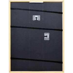 Effect houten fotolijst goud 35x50 cm met museumglas