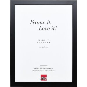 Effect Houten fotolijst Profil Top Pro zwart 24x30 cm met...