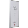 Effect B1 Brandbeschermingslijst aluminium Serie 2 zilver 20x28 cm museumglas