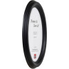 Effect Oval Fotolijst 10x15 cm zwart