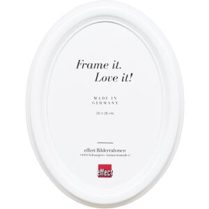 Effect Ovale Houten Fotolijst 10x15 cm Wit
