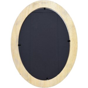 Effect Ovale Fotolijst 13x18 cm zwart, massief hout, met glas