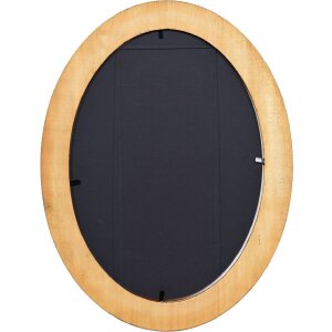 Effect ovale houten fotolijst 18x18 cm, nußbruin