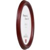 Effect ovale houten fotolijst 40x50 cm mahonie
