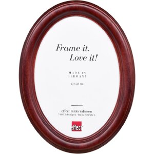 Effect Oval Fotolijst 50x60 cm in Mahagoni Kleur
